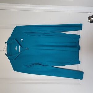 Under Armour Coldgear  Quarter Zip long sleeve top size small